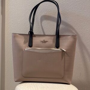 Kate Spade Beige and Black Tote Bag